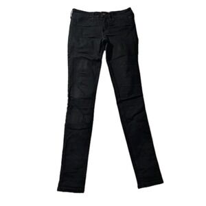 Hollister Super Skinny Black Jeans Women's 3R W26 L31 Y2K‎ Stretch Denim